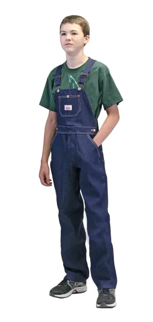 #9 Youth Blue Denim Bib Overalls IRREGULARS