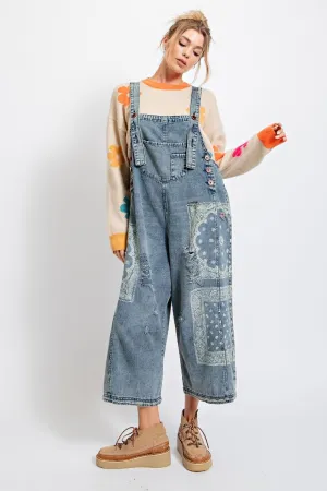 BANDANA LOOSE FIT OVERALLS