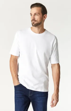 BASIC CREW NECK T-SHIRT IN WHITE