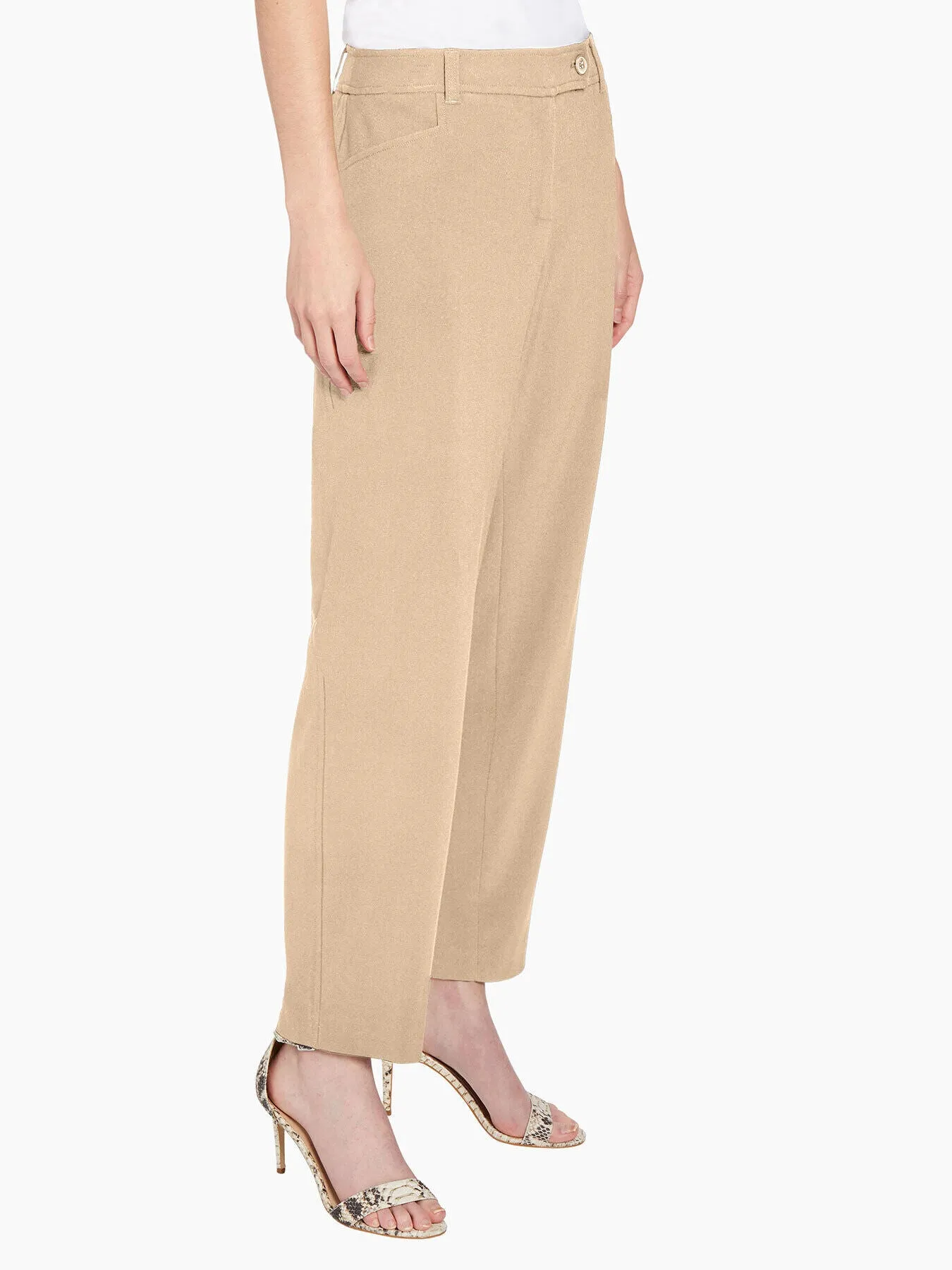 Bi-Stretch Straight Leg Pants