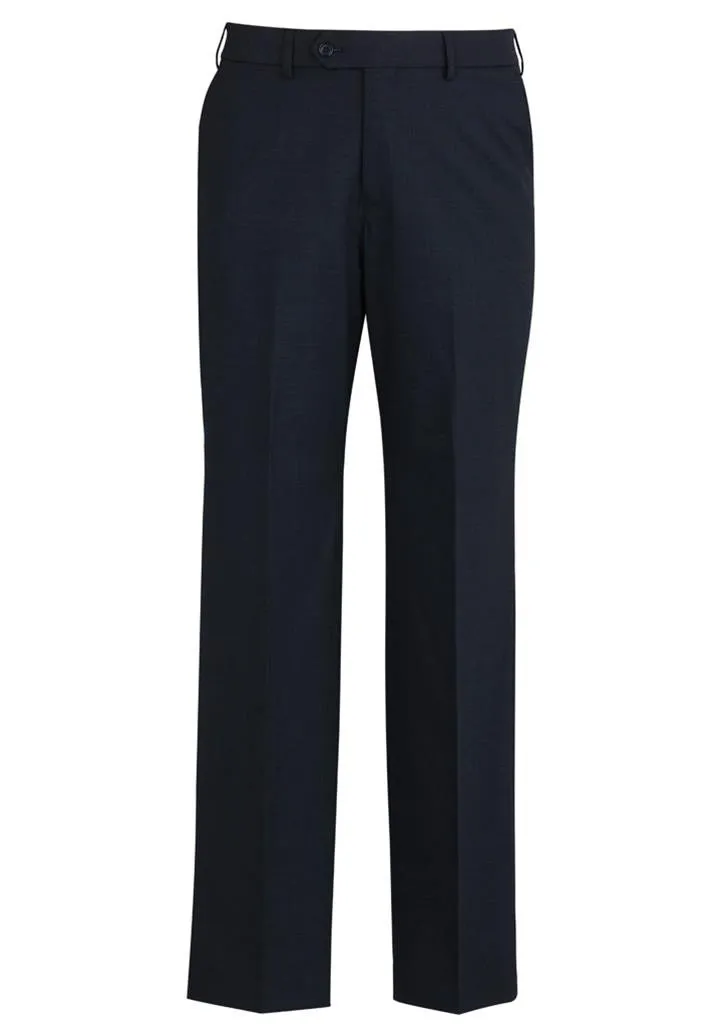 Biz Corporates Mens Comfort Wool Stretch Flat Front Pant (74012)