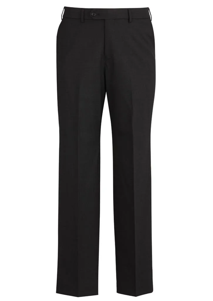 Biz Corporates Mens Comfort Wool Stretch Flat Front Pant (74012)