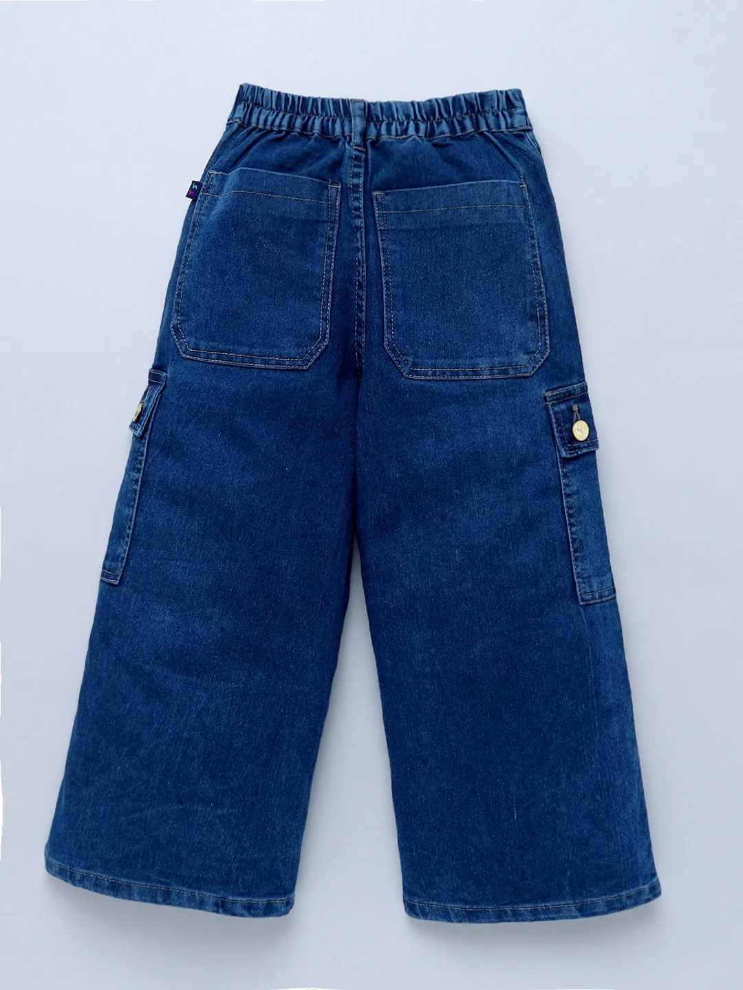 Boys Cotton Denim Cargo