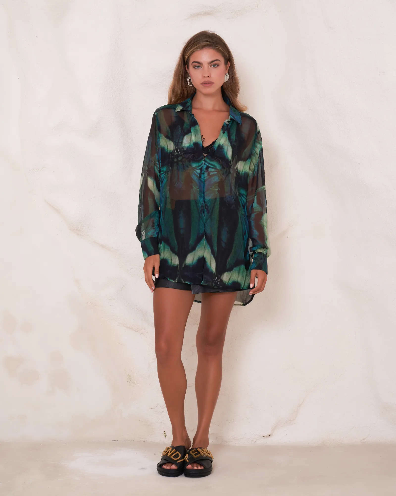 Butterfly Silk Shirt