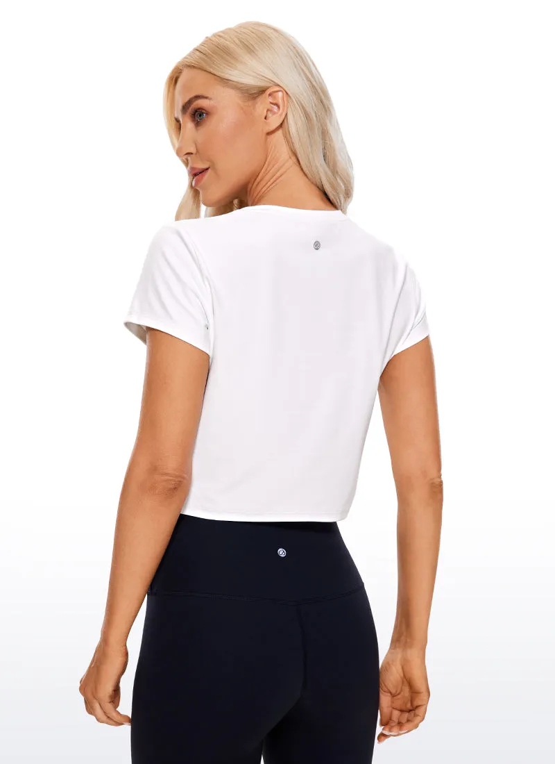 Butterluxe Cropped Short Sleeve