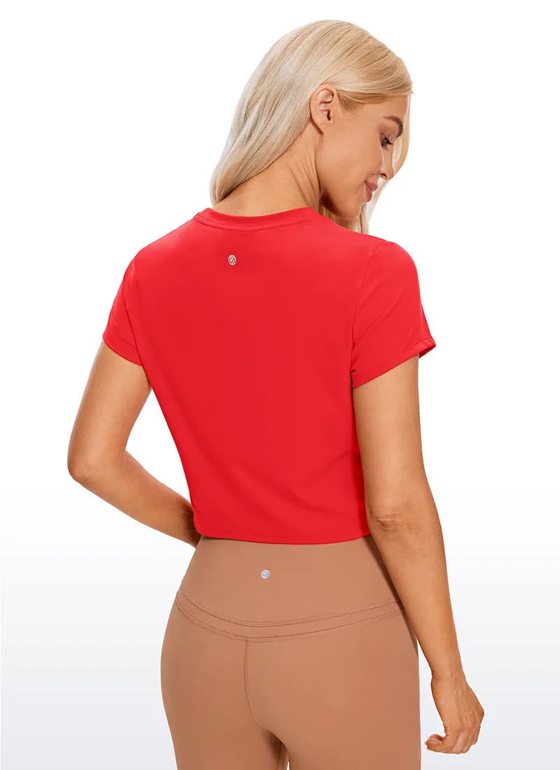 Butterluxe Cropped Short Sleeve