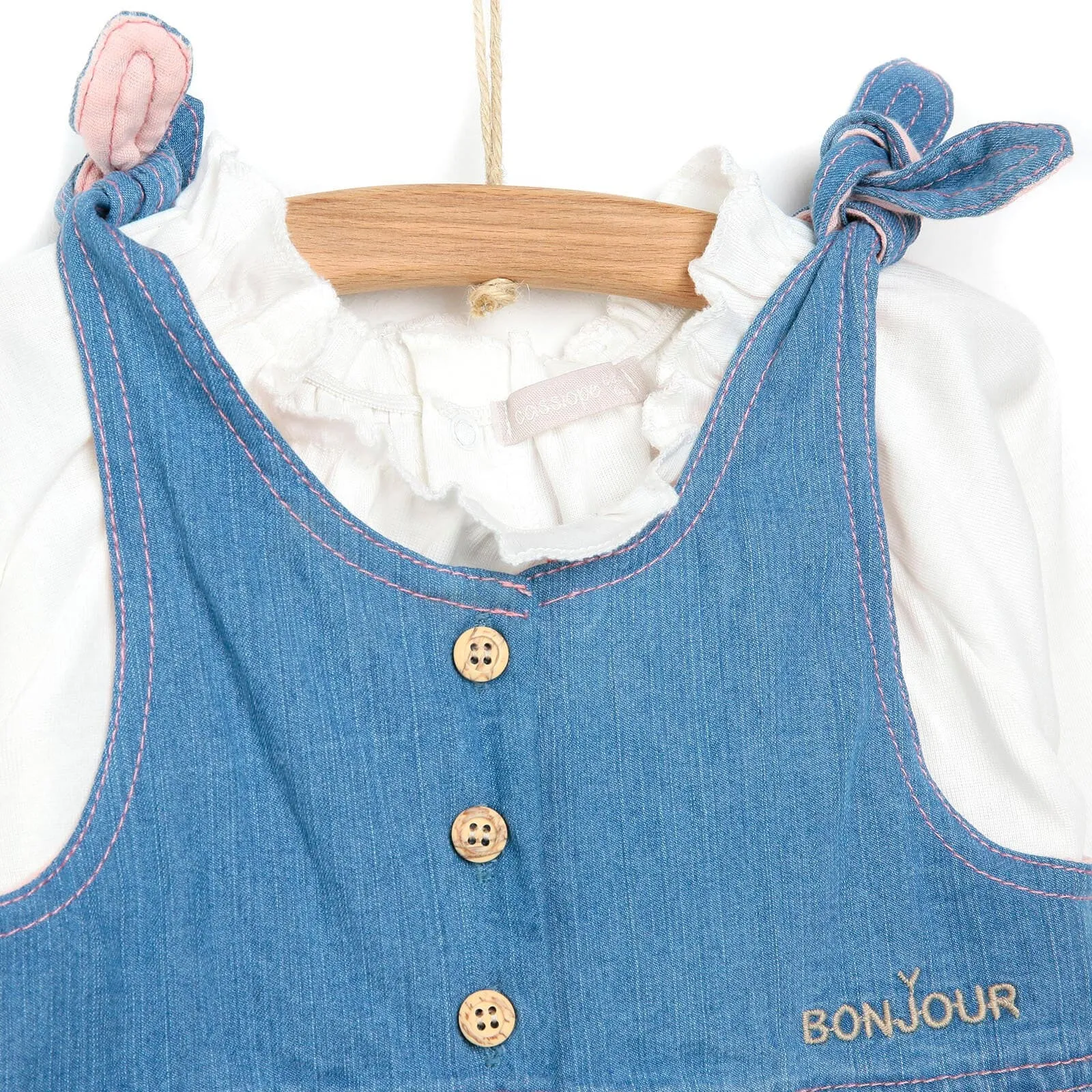 Cassiope Overall Shorts-Sweatshirt - Blue