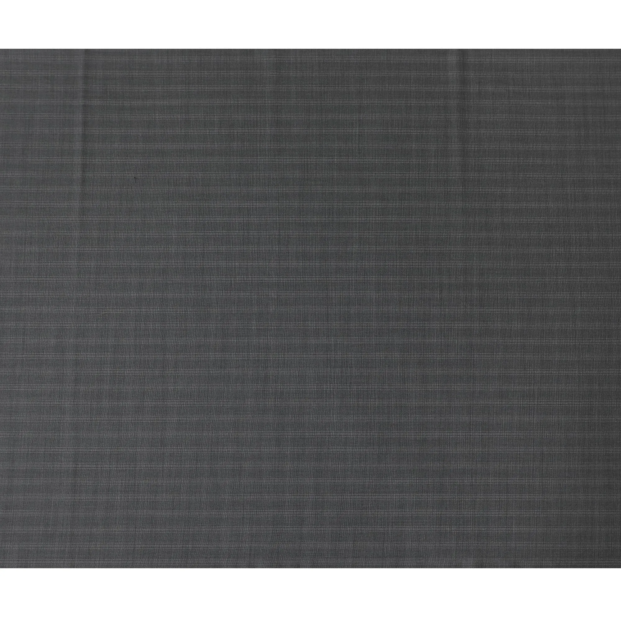 Charcoal grey Premium Italian wool suiting fabric with off white checks design-D11448