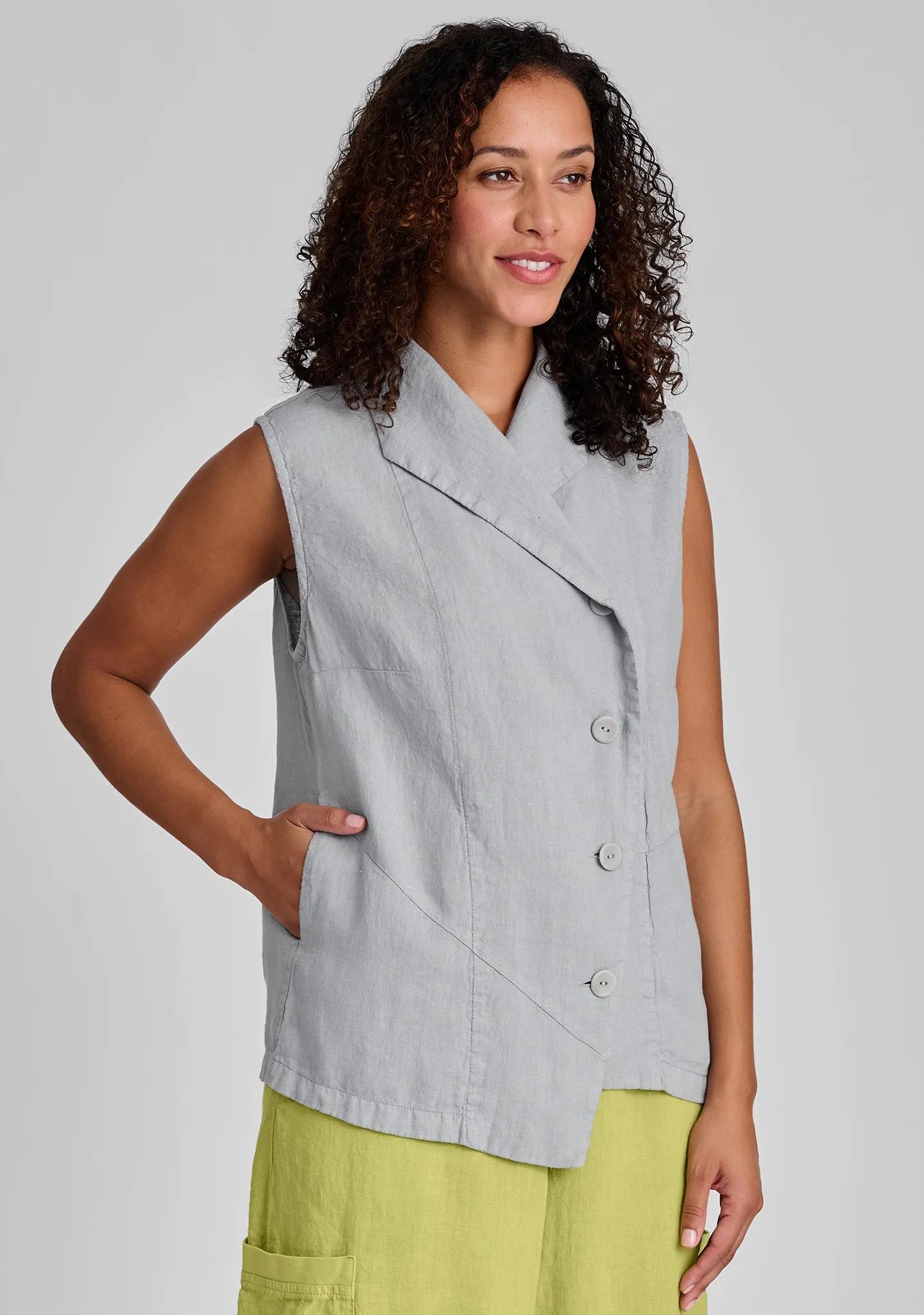 Chelsea Vest - Linen Vest