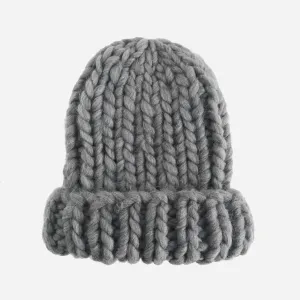 Chunky Knit Beanie (grey)