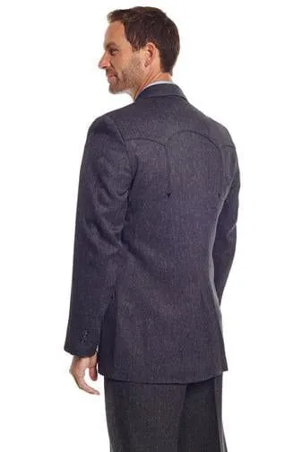 Circle S Mens Charcoal Polyester Vegas Sportcoat Jacket Blazer 50 LX