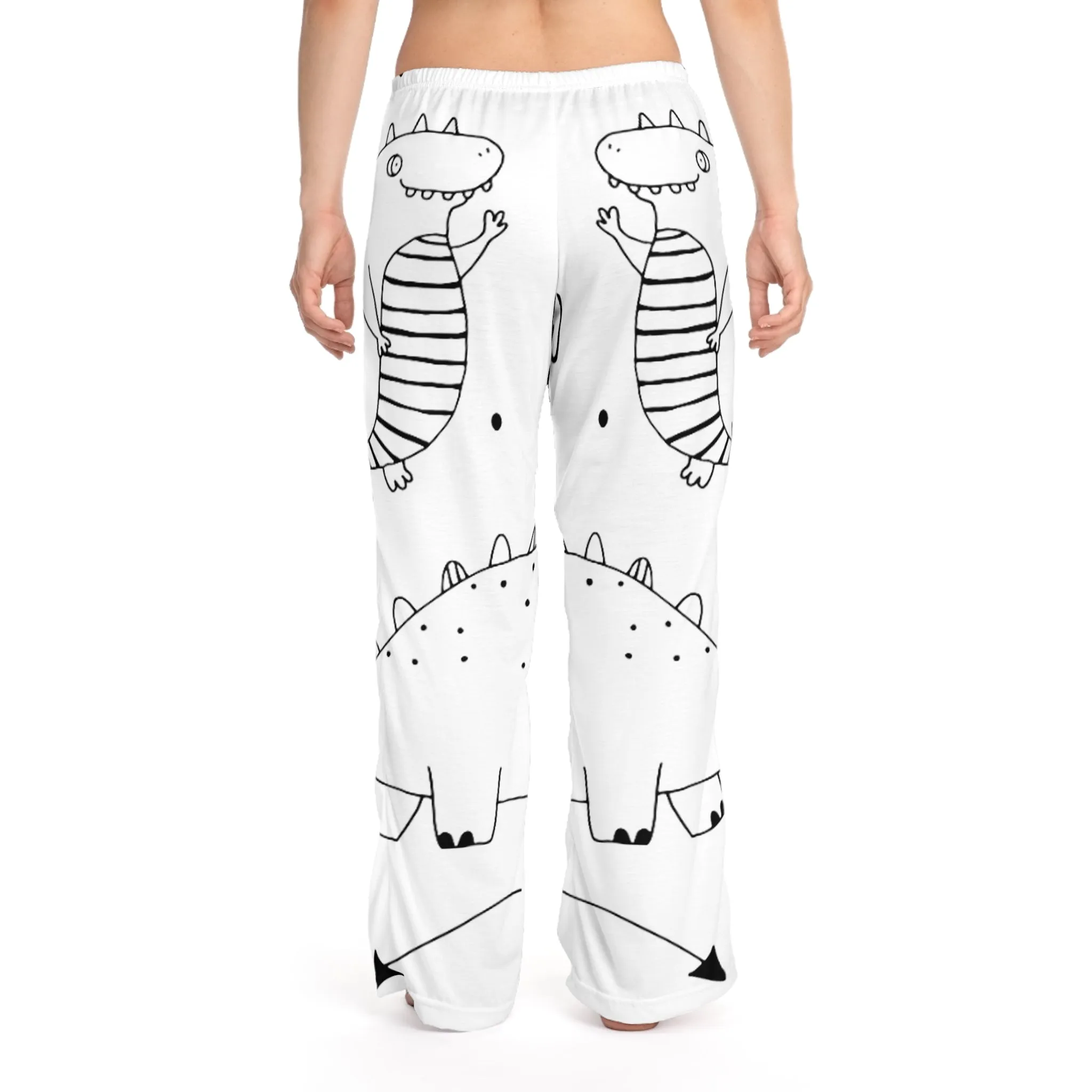 Doodle Dinosours - Inovax Women's Pajama Pants