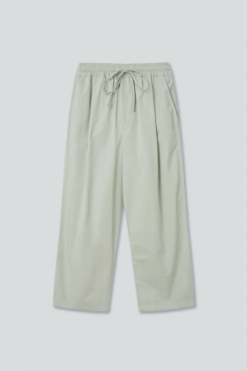 EDUARDO Cotton Drawstring Wide Fit Cropped Casual Pants for Men and Women.