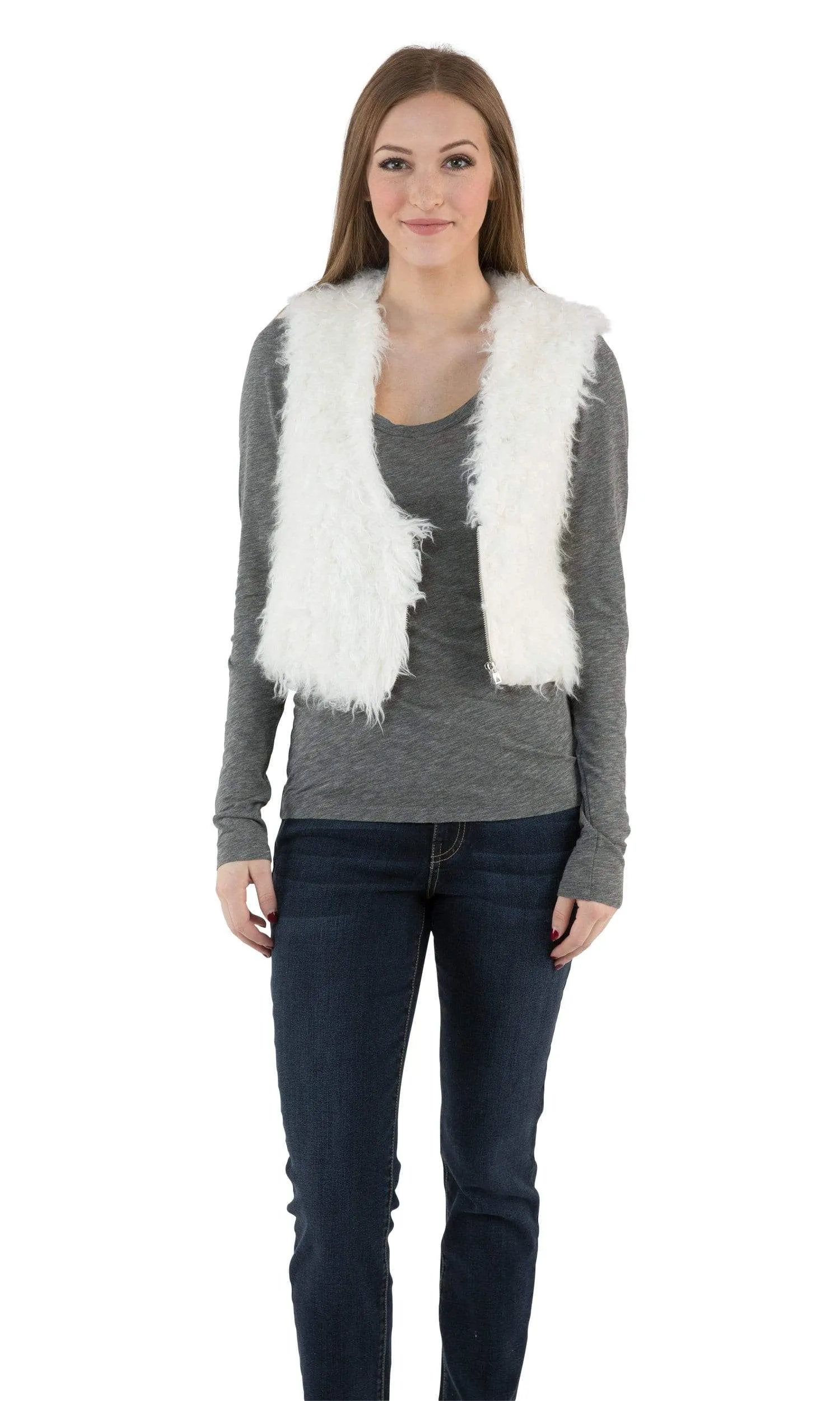 Eleven Paris Tanzanie Faux Fur Vest