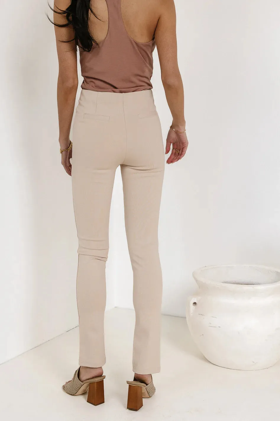 Erin Pants in Tan - FINAL SALE