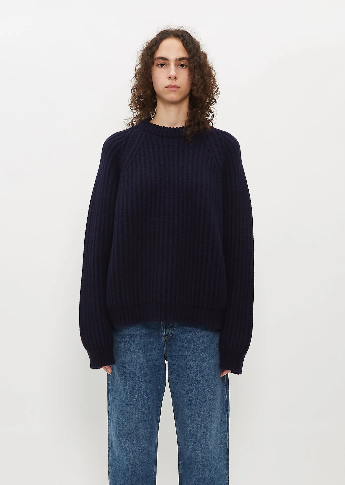 Fisher Ribbed Cashmere Sweater