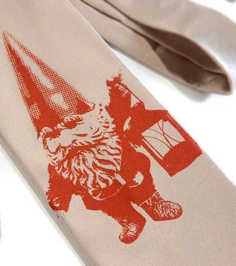 Gnomeland Security Silk Necktie