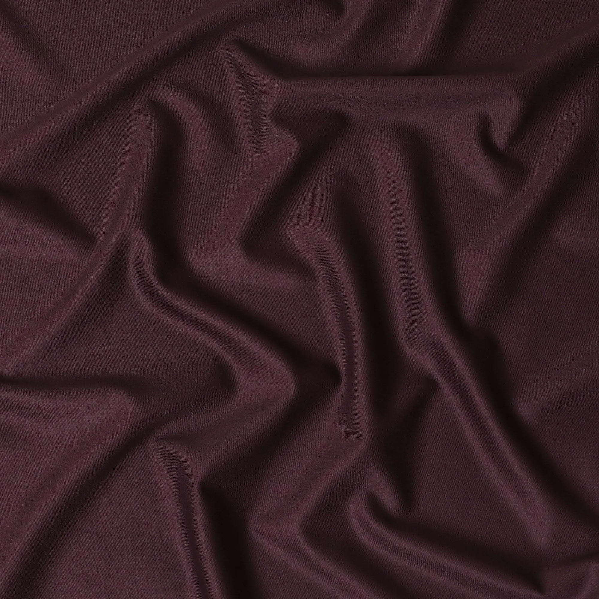 Grape purple Plain Premium pure Italian Super 150's wool suiting fabric-D16474