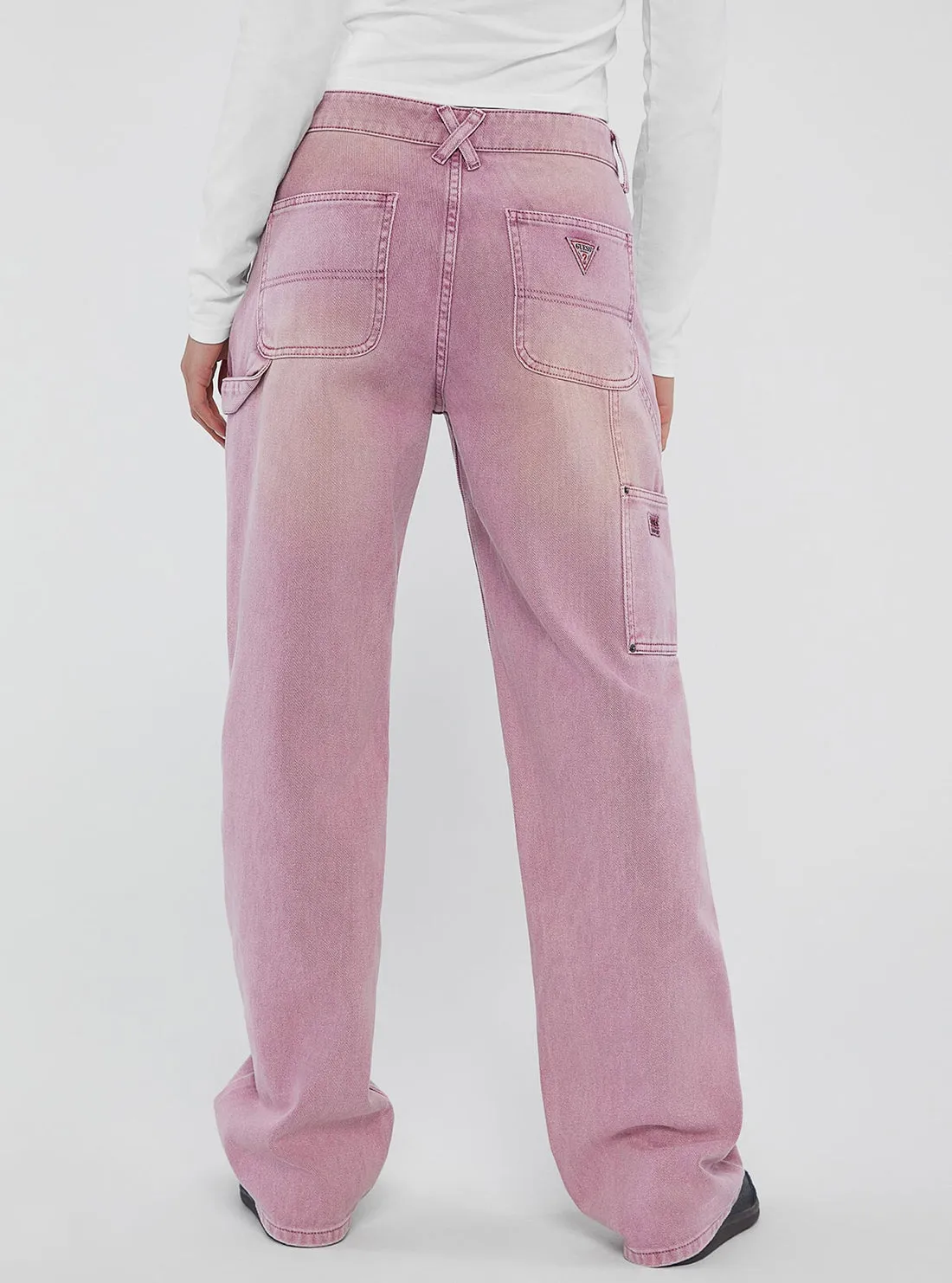 Guess Originals Pink Overdye Carpenter Pant