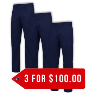 Hard Yakka Core Relaxed Fit Stretch Work Pant (Y02596-1)-3 Pack