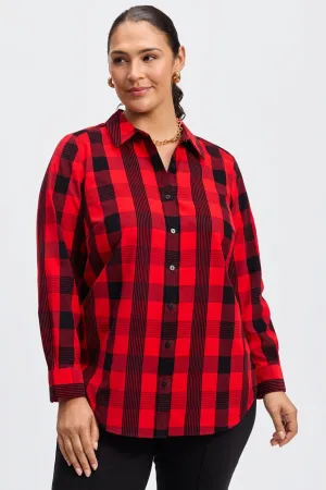 Haven Plus No Iron Buffalo Check Corduroy Shirt