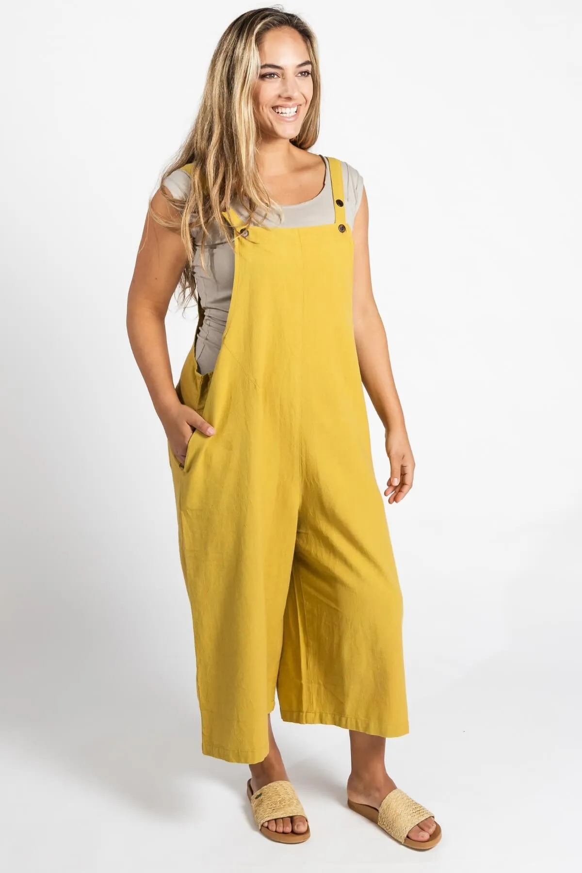 Juanita Overalls - Mustard