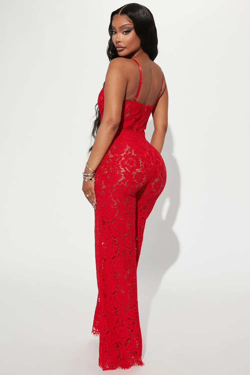 Jumpsuit Fashion Nova P2107FN, red