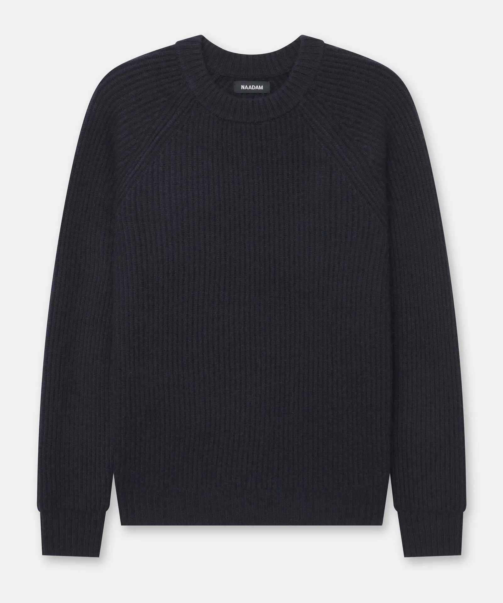 Luxe Cashmere Fisherman Crewneck Sweater