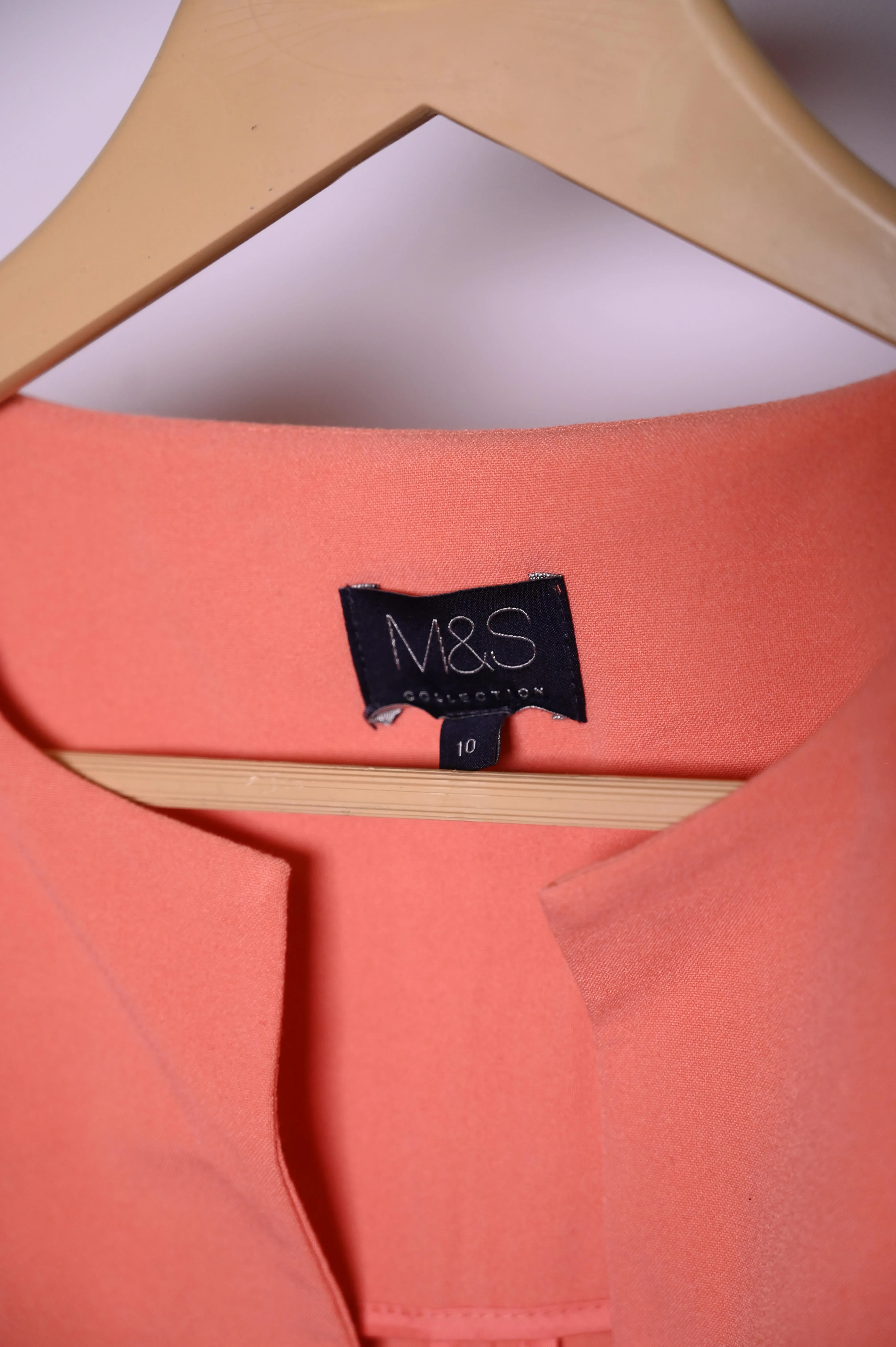 M&S Orange Coat