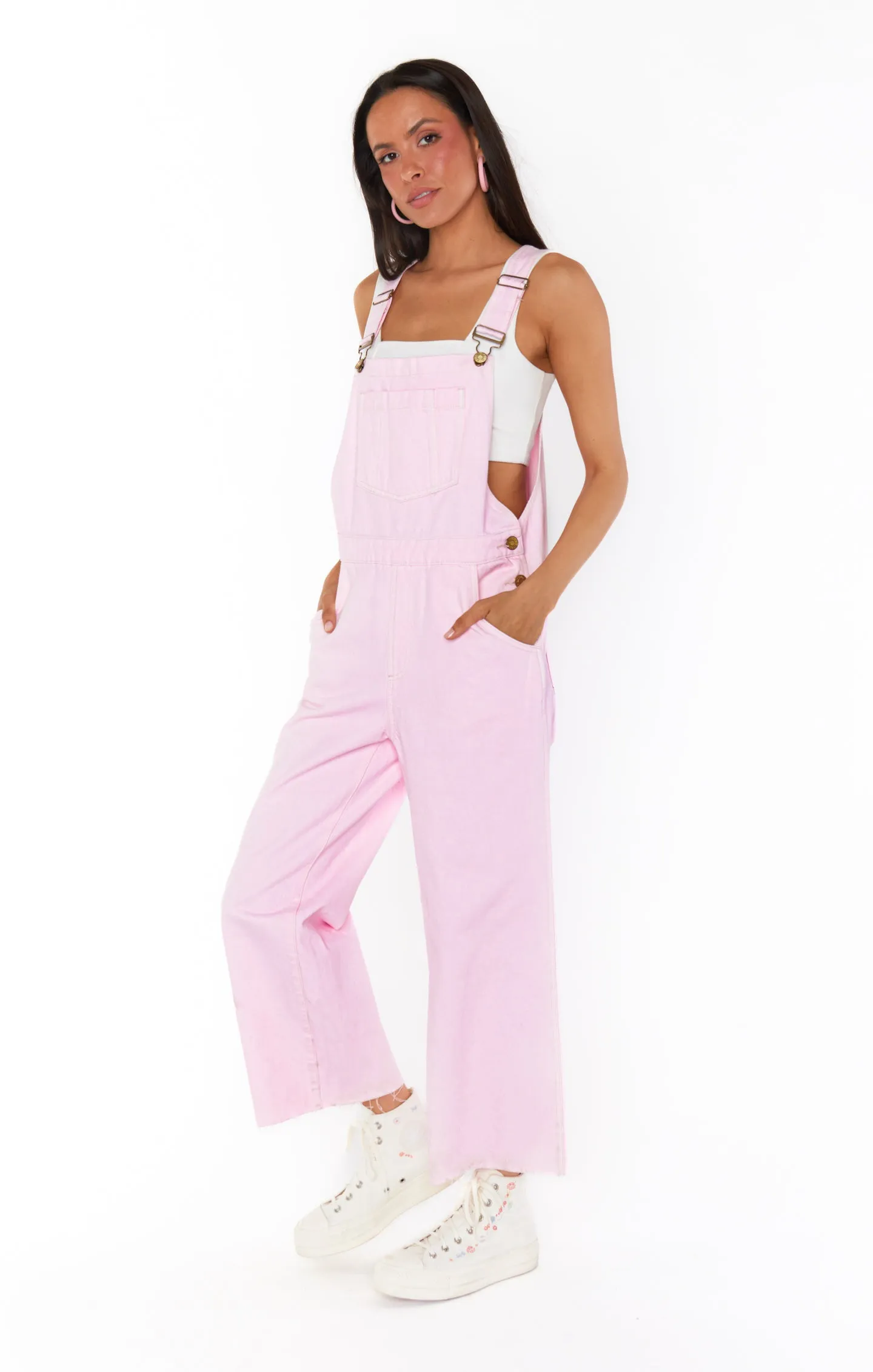 Marfa Overalls ~ Soft Pink Denim