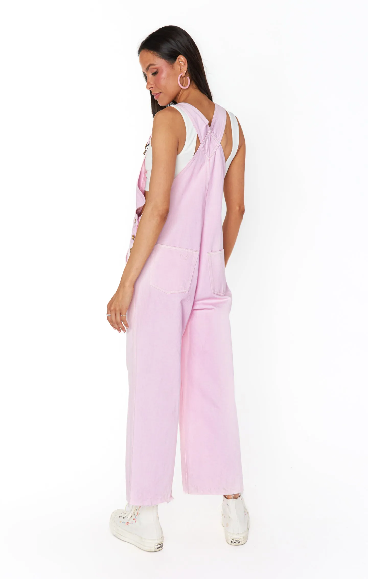 Marfa Overalls ~ Soft Pink Denim