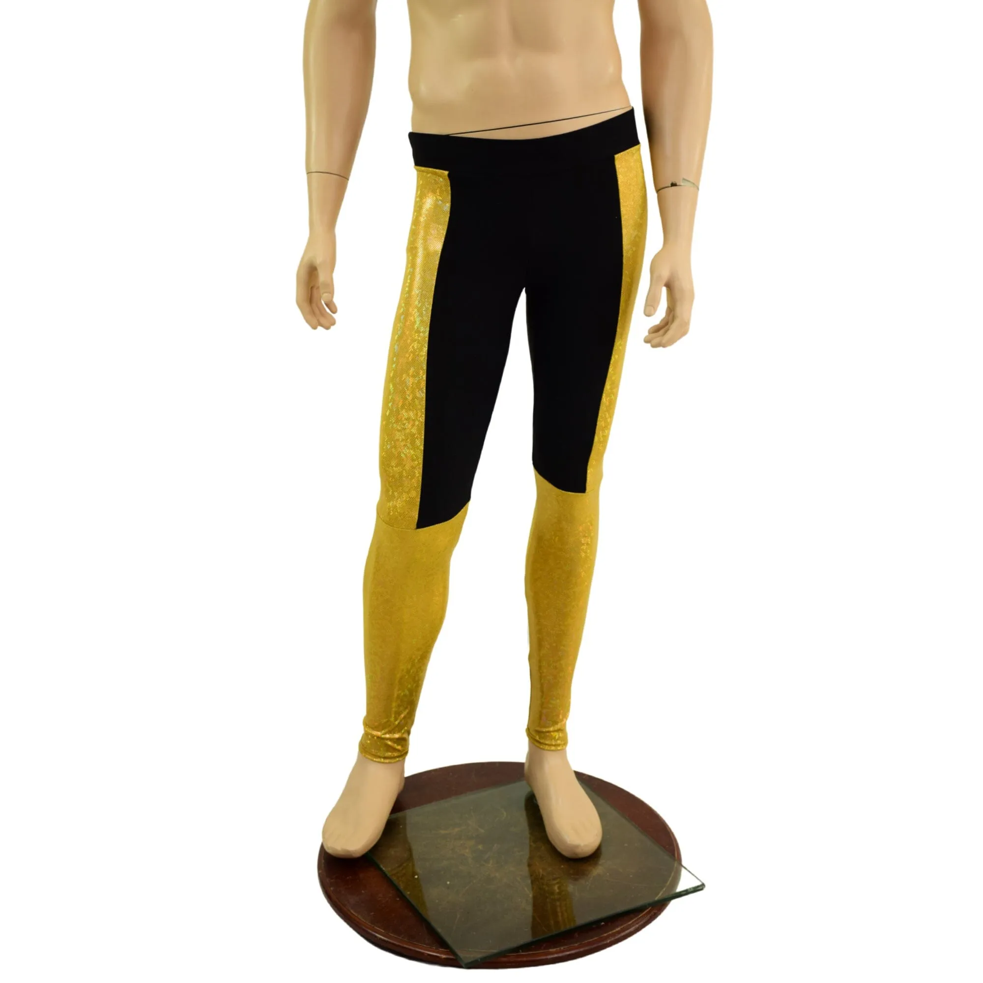 Mens Midrise Luchador Leggings