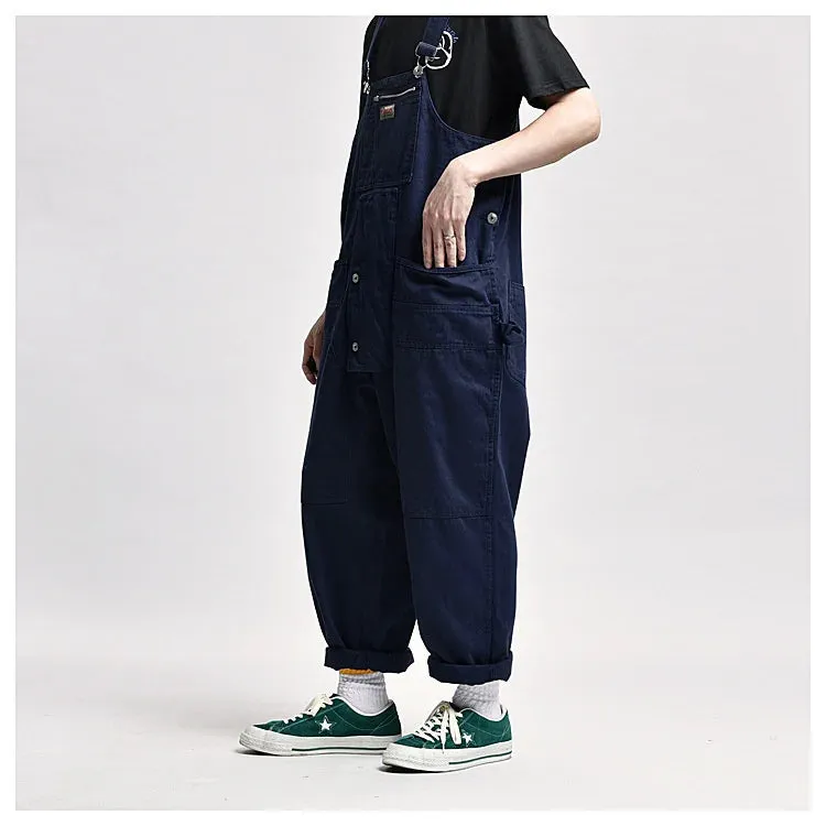 Men's Shinjuku Low Crotch Harem Overalls