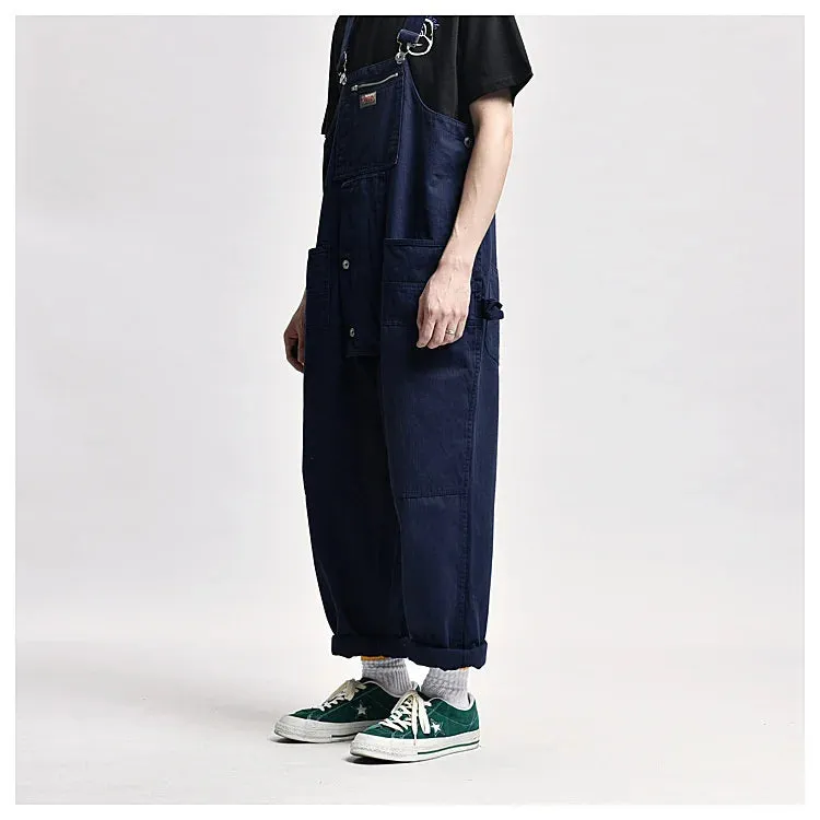 Men's Shinjuku Low Crotch Harem Overalls