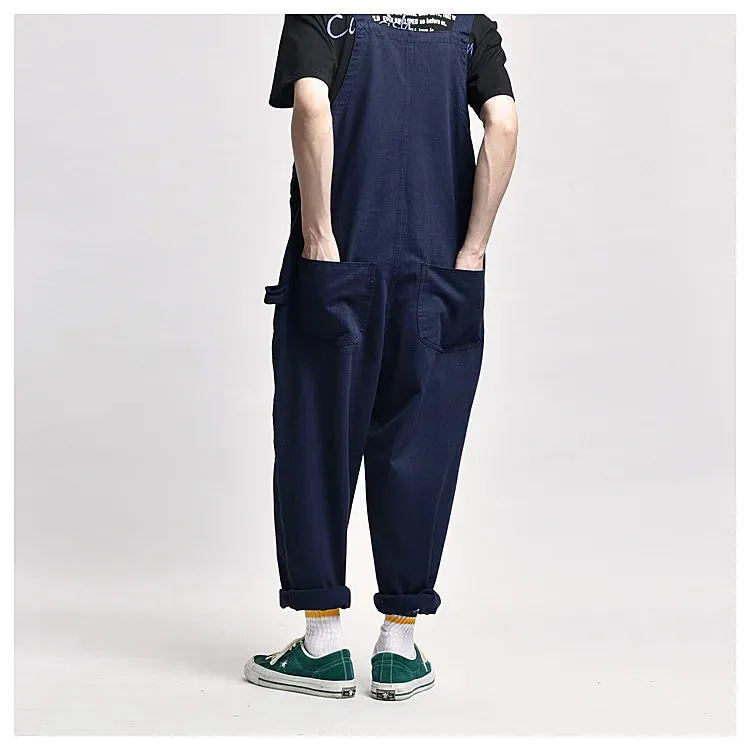 Men's Shinjuku Low Crotch Harem Overalls