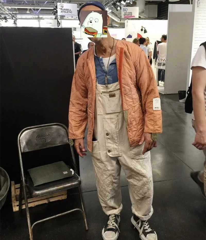 Men's Shinjuku Low Crotch Harem Overalls