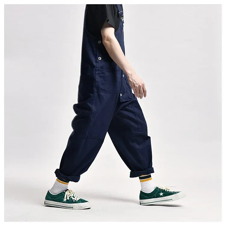 Men's Shinjuku Low Crotch Harem Overalls