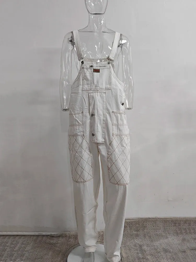 Men's Shinjuku Low Crotch Harem Overalls