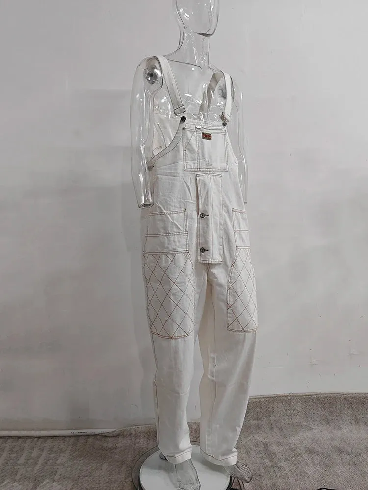 Men's Shinjuku Low Crotch Harem Overalls