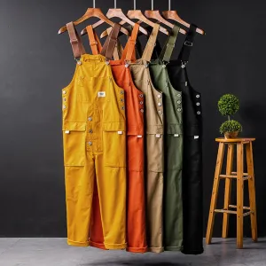 Men's Tokyo High Streetwear Cargo Overalls