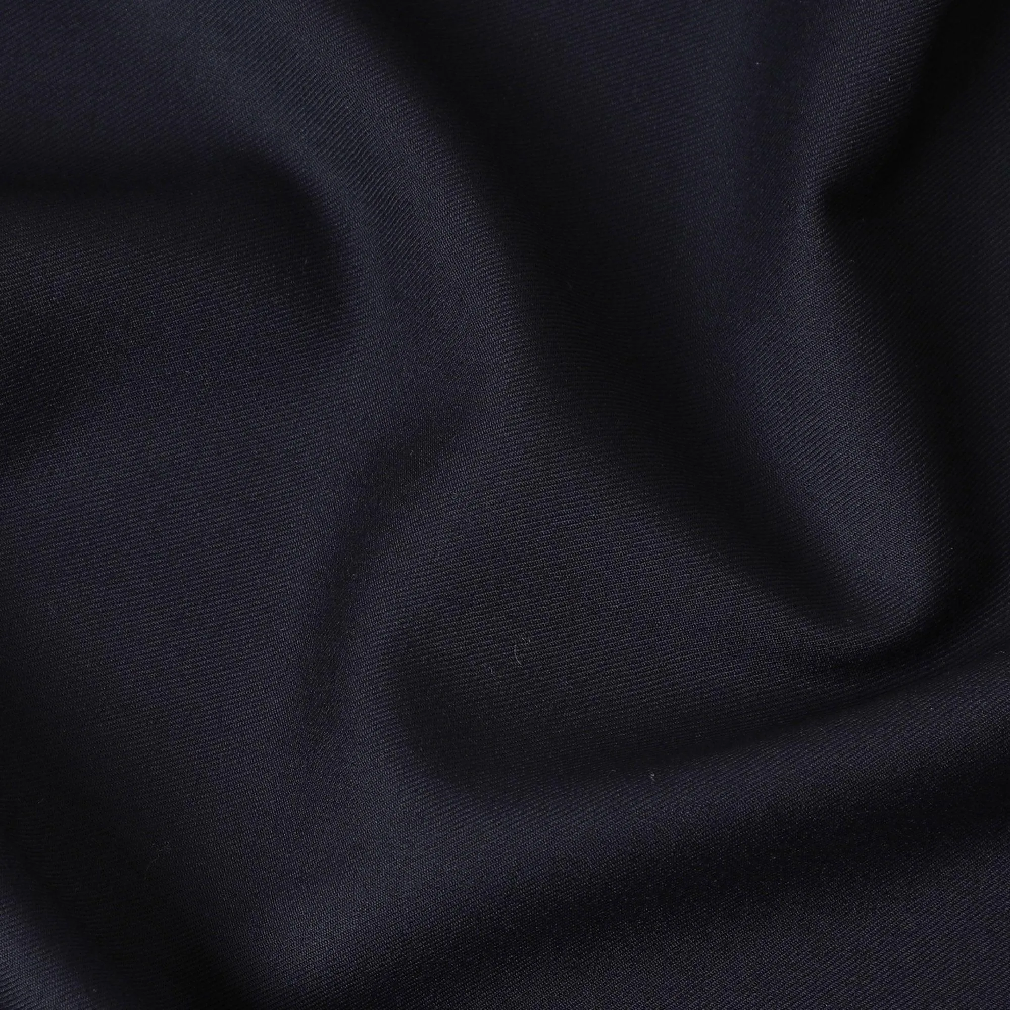 Navy blue plain Premium Italian super 150's all wool suiting fabric-D11429