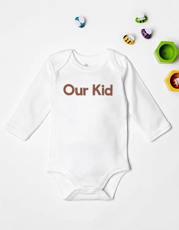 OUR KID - Slogan White Body Long Sleeve