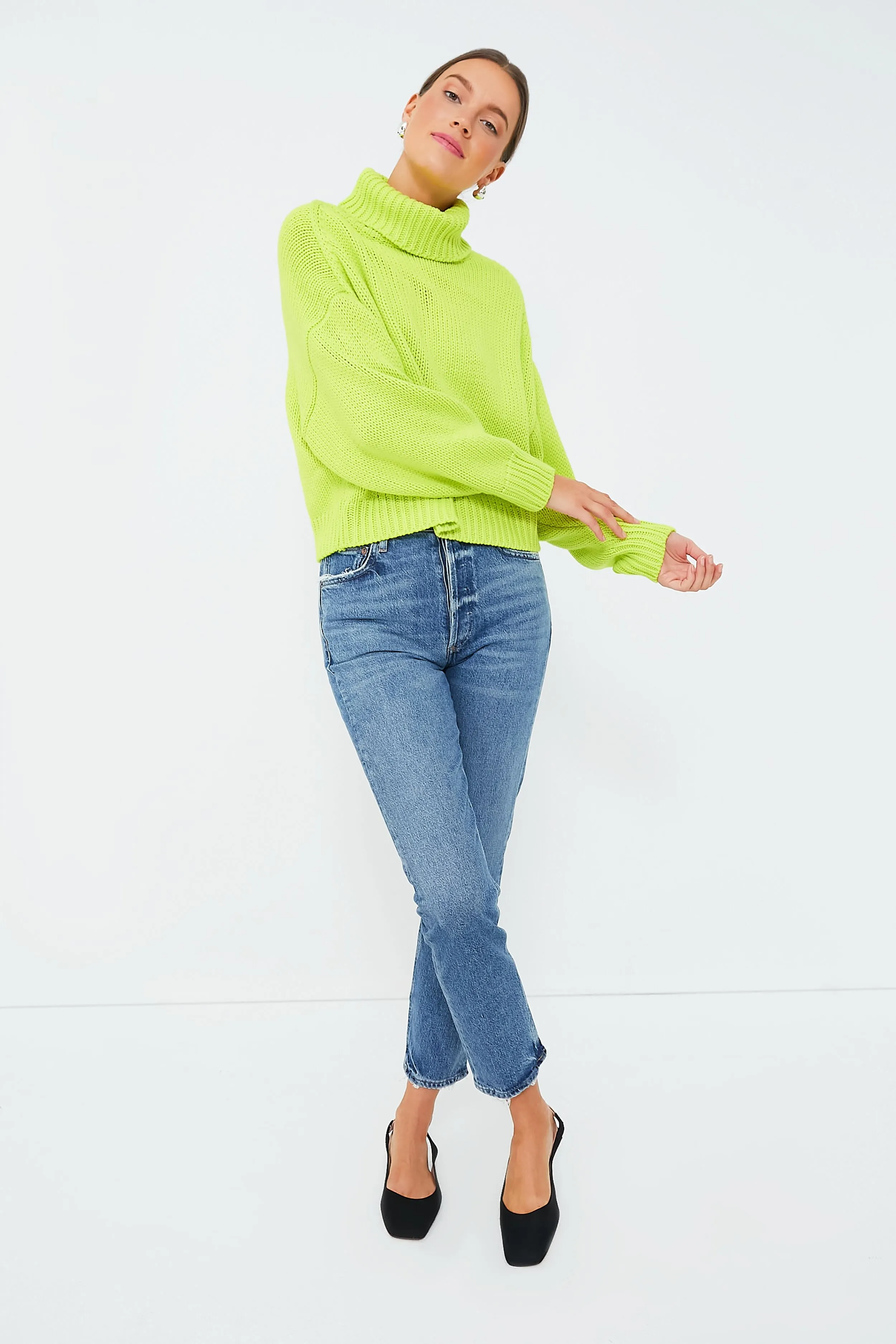 Peridot Edie Turtleneck Sweater