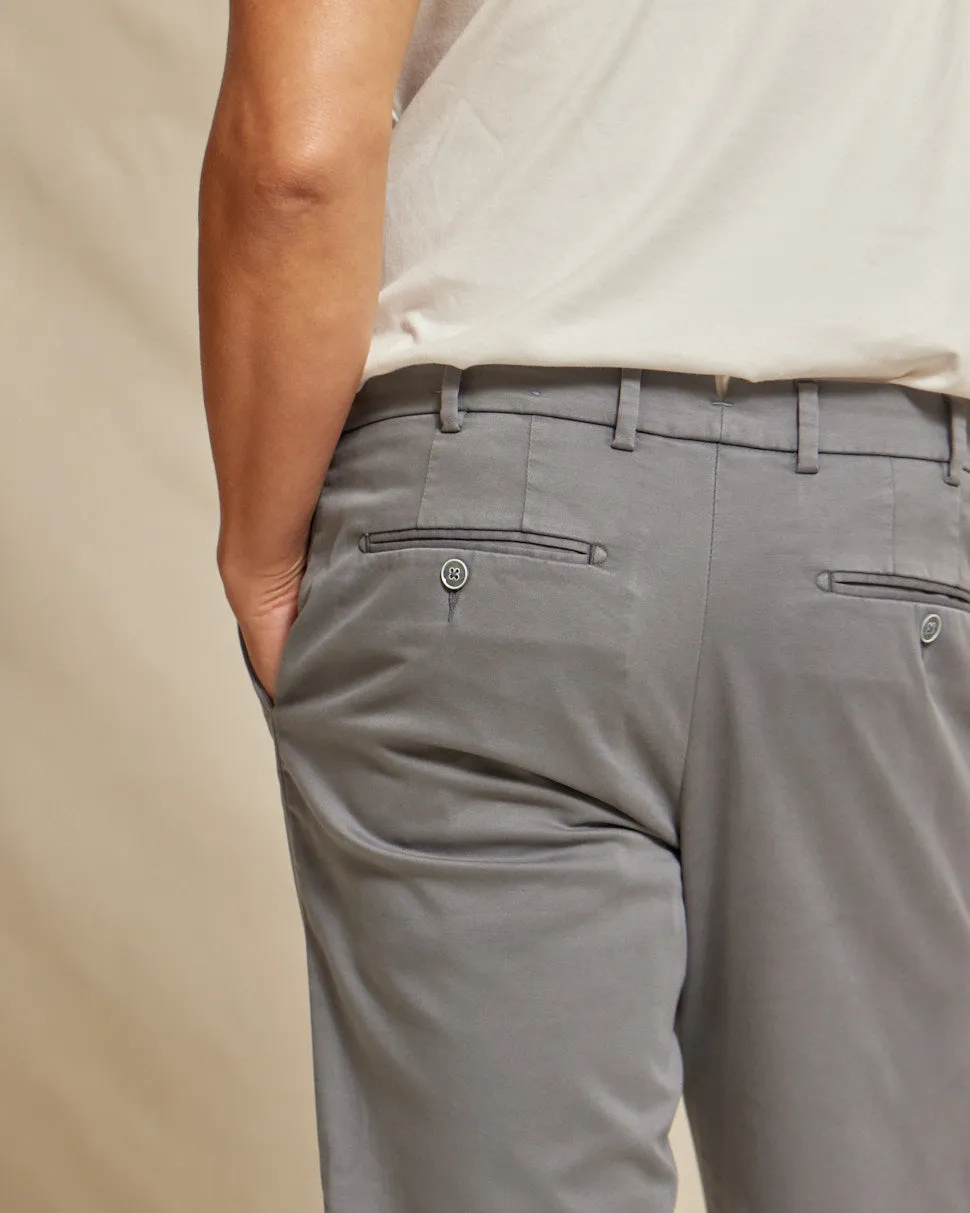 R51 Pant - Flex Terry Comfort Stretch Chino - Steel