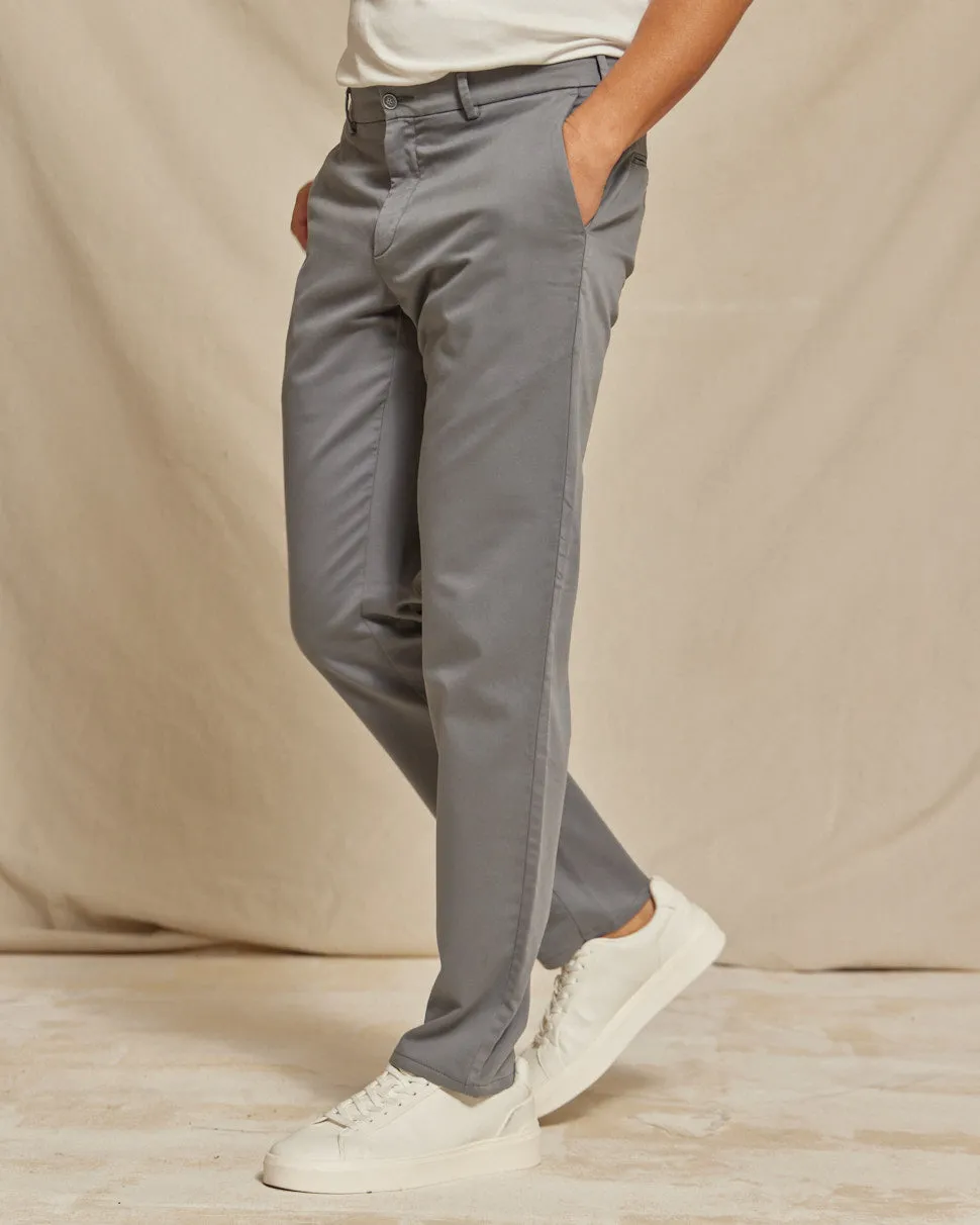 R51 Pant - Flex Terry Comfort Stretch Chino - Steel