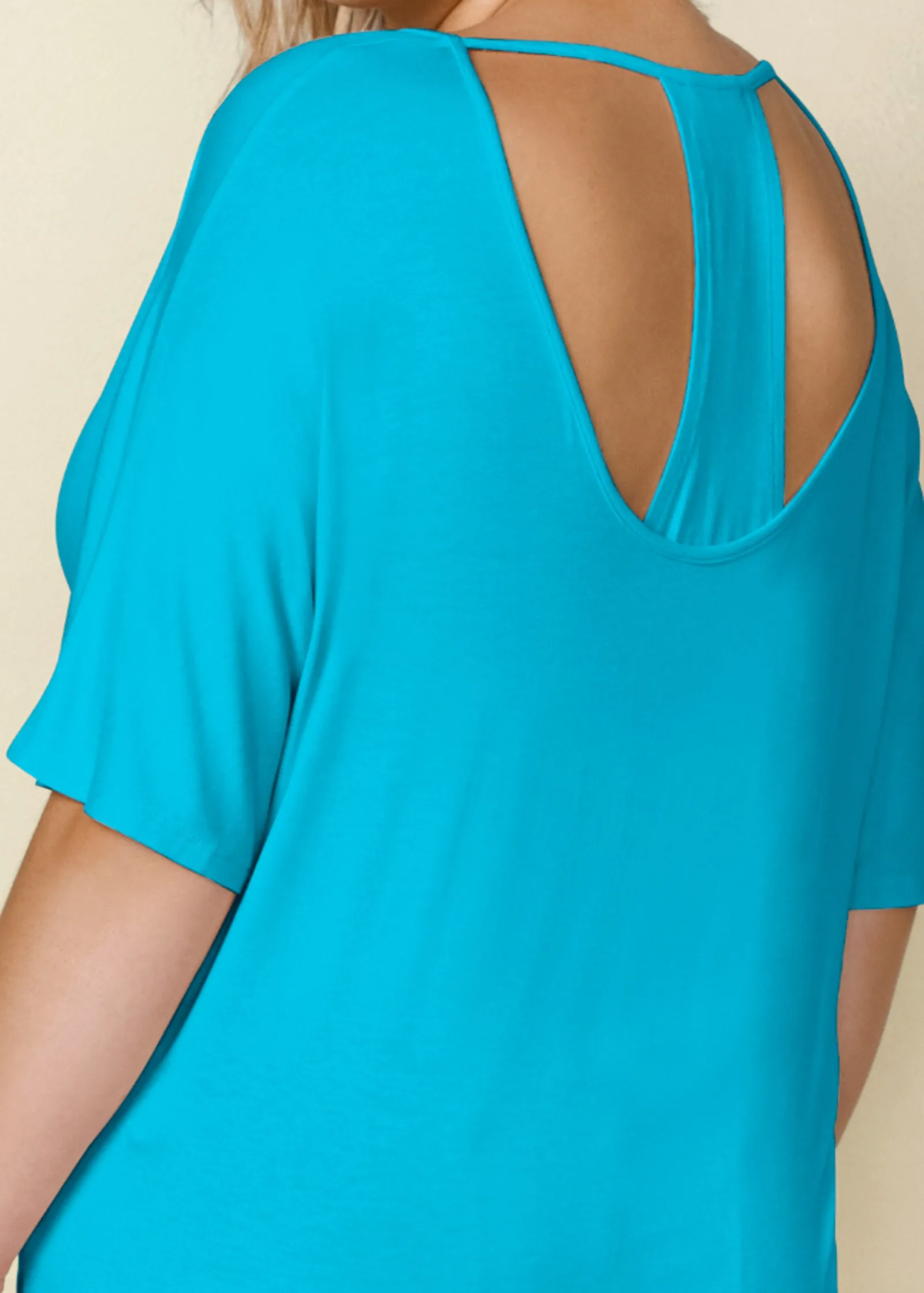 Racerback Basic Top - Aqua