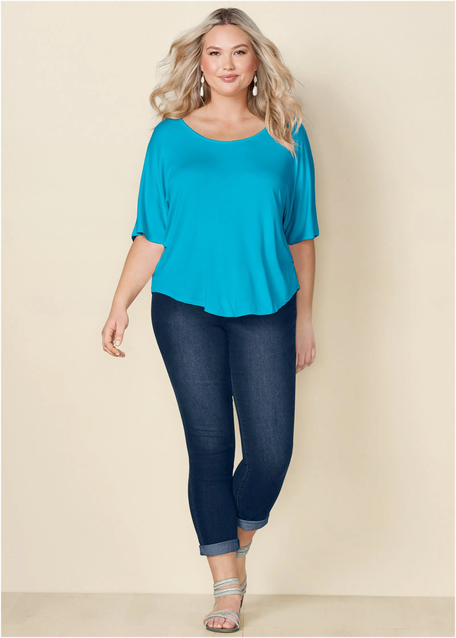 Racerback Basic Top - Aqua