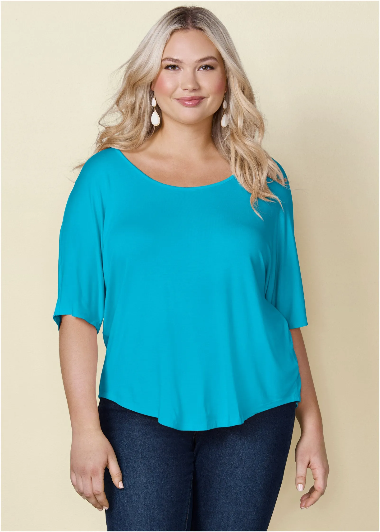 Racerback Basic Top - Aqua