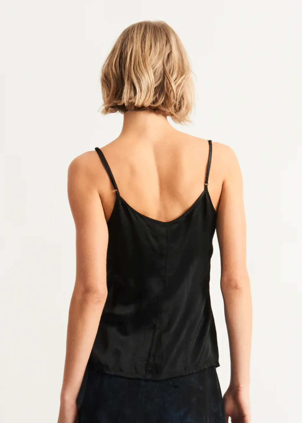 Raquel Allegra Mona Cami in Black