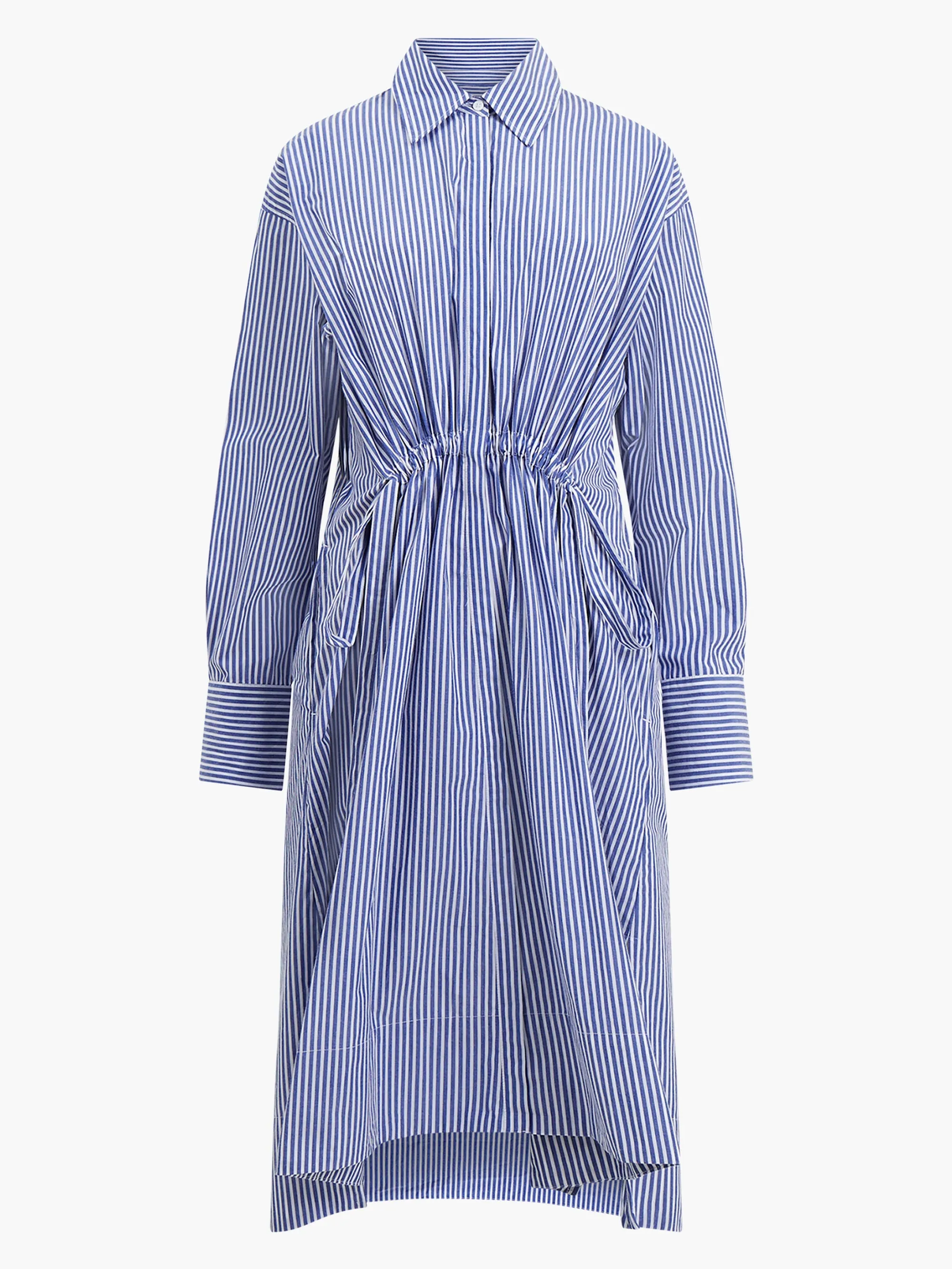 Rhodes Stripe Poplin Shirt Dress